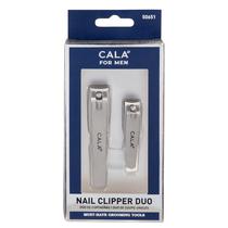 Cala Acs de Beleza Nail Clipper Duo Acero Inoxidable Ergonomico: Empunaduras Comodas Que Facilitan Su U Plateado