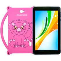 Tablet Advance Prime PR5850 7" 3G Dual - Blue + Case Kids Dino Pink