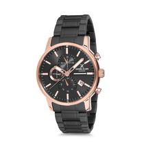 Relogio Analogico Masculino Daniel Klein Exclusive DK12213-4 - Preto e Rosa Ouro