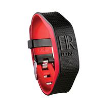 Pulsera Fir Ion- Energy Bicolor Negro Con Rojo