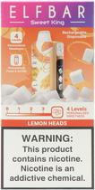 Vape Descartavel Elf Bar Sweet King Lemon Heads 40000 Puffs