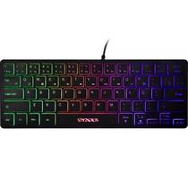 Teclado Mini Sate AK-871 Rainbow USB PT