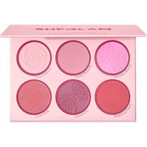 Paleta de Blushes Sheglam Floral Flush 6 Tons - Blushing Bouquet