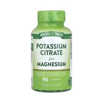 Vitaminas Nature's Truth Potassium & Magnesium Citrate 90 Cápsulas