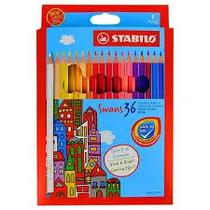 Stabilo Lapiz Swang Caja Carton 36 Colores Rojo