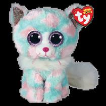 TY Peluches TY Beanie Boos Opal Gato Pastel Regular Tela Poliester 3 Anos + Multicolor