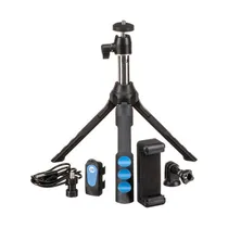 Tripé e Selfie Stick Vidpro MP-15 3X1 com Controle Bluetooth
