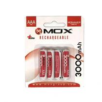 Pilha AA Recarregavel Mox AA X4 3000MAH