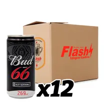 Cerveja Bud 66 Lata Caixa com 12X269ML