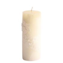 Vela Flor Aplique XL Blanco