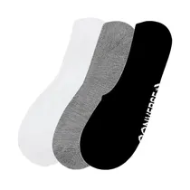 Media Converse Invisible Kit Blanco Negro Gris