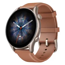 Relogio Smartwatch Xiaomi Amazfit GTR 3 Pro A2040 - Leather Marrom
