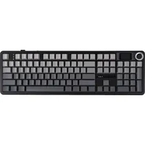 Teclado Gamer Mecânico Aula F108 Pro 100% RGB USB-C Switch Nimbus V3 - Cinza (Inglês)