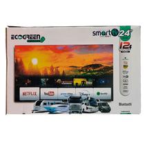 TV Ecogreen 24" LED Smart HDMI/USB/BT/12V Bivolt