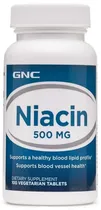 GNC Niacin 500MG (100 Tabletas)