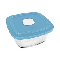 Táper Cuadrado de Vidrio Marinex Facilita SM400.0729.00N 300ML Surtido