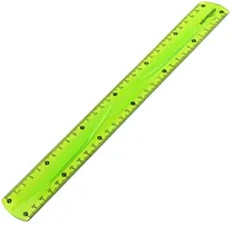 Régua Keyroad KR970854 Verde 30CM