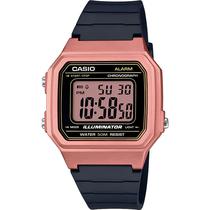 Relogio Casio W-217HM-5AVDF Digital Unissex - Preto/Rose Gold