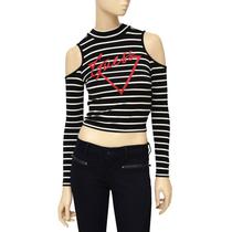 Guess Blusa p/Dama BLK/WHT L......................