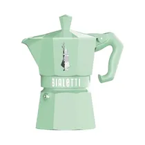 Cafetera Italiana Bialetti Moka Exclusive 9057 3 Tazas 130ML Verde
