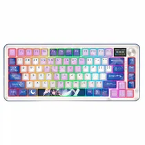 Teclado Gamer Redragon Flekact Pro K708AK RGB Sem Fio - Branco