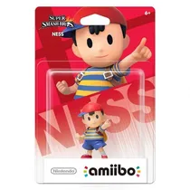 Boneco Amiibo Super Smash Bros Ness N.34