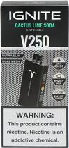 Vape Descartavel Ignite V250 Cactus Lime Soda 25000 Puffs