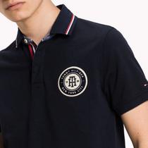 Camiseta Tommy Hilfiger Polo Masculino MW0MW03246-403 L Azul