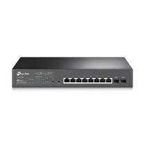 TP-Link Switch Omada SG2210MP 10P Plastico  Puertos RJ45 8  10/100/1000 MBPS, Todos Compati Negro