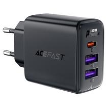 Carregador Acefast A57 35W 2USB-A+C Negro