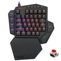 Teclado Gamer Mecanico Redragon K585RGB Diti USB / RGB / Red / Ingles - Preto