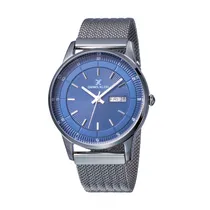 Relógio Analógico Masculino Daniel Klein Premium DK12017-2 - Prata e Azul