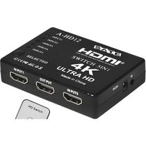 Switch HDMI Satelite 4K A-HD12 5 Em 1 - Preto