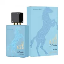 Perfume Lattafa Lail Maleki Moroccan Blue Edp Masculino 100ML