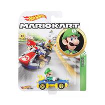 Auto de Coleccion Mattel Hot Wheels Mario Kart Luigi Mach 8 GBG27