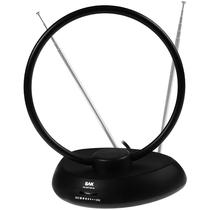 Antena para TV BAK BK-ANT182-In Recepciona Sinal Uhf e VHF - Preta