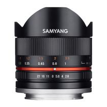 Lente Samyang Fuji MF 8MM F/2.8 Emc Fisheye II X