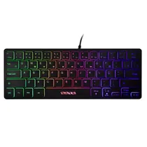 Teclado Satellite Mini AK-871 Multimídia Portatil - Black