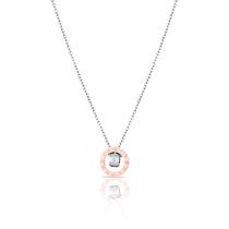 Colar Feminino Daniel Klein DKJ.2.4005-2 - Prata/Rose Gold