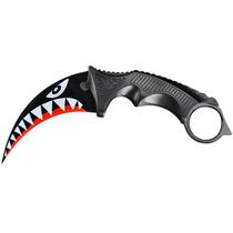 Tatico Canivete Karambit NF6111 de 19CM - Tubarao Preto