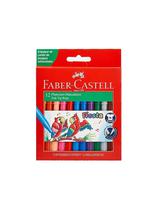 Faber Castell Marcador Fiesta Caja Carton 12 Colores Rojo