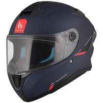 Capacete MT Helmets Targo s Solid A7 - Fechado - Tamanho L - Matt Blue