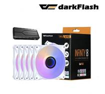 Cooler Fan Aigo Darkflash Infinity 8 Kit 5IN1 Whit