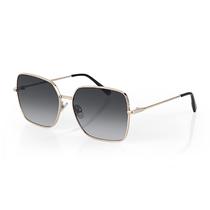 Oculos de Sol Feminino Daniel Klein DK4322-1 / Estilo Tamanho Grande - Cinza/Dourado