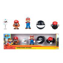 Jakks Pacific Figura Nintendo Super Mario Oddyssey Set X5 Plastico 3 Anos + Multicolor