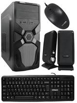 Gabinete ATX Satellite K731 Kit Barebone Teclado, Mouse e Speaker