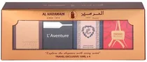 Kit Perfume Al Haramain Travel Exclusive Edp 4 de 10ML