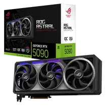 Placa de Video Asus Rog Astral LC Nvidia Geforce RTX 5090 32GB GDDR7 - O32G-Gaming-Rog
