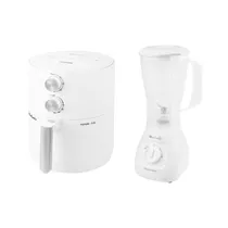 Kit de Cozinha Molimix - Fritadeira Elétrica + Liquidificador - 1500W e 850W - 220V e 220V - Branco