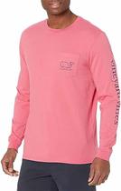 Outlet Camiseta Manga Longa Vineyard Vines 1V018763 Rosa - Masculina